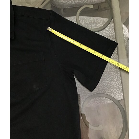 5.11 TACTICAL MENS BLACKSHORT SLEEVE FRONT POCKET POLO SHIRT SIZE LARGE - Picture 4 of 6